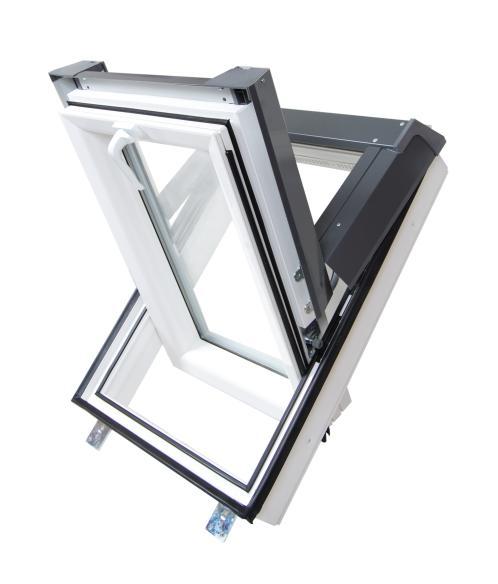 PVC, high pivot, 2-glass SKYLIGHT roof window
